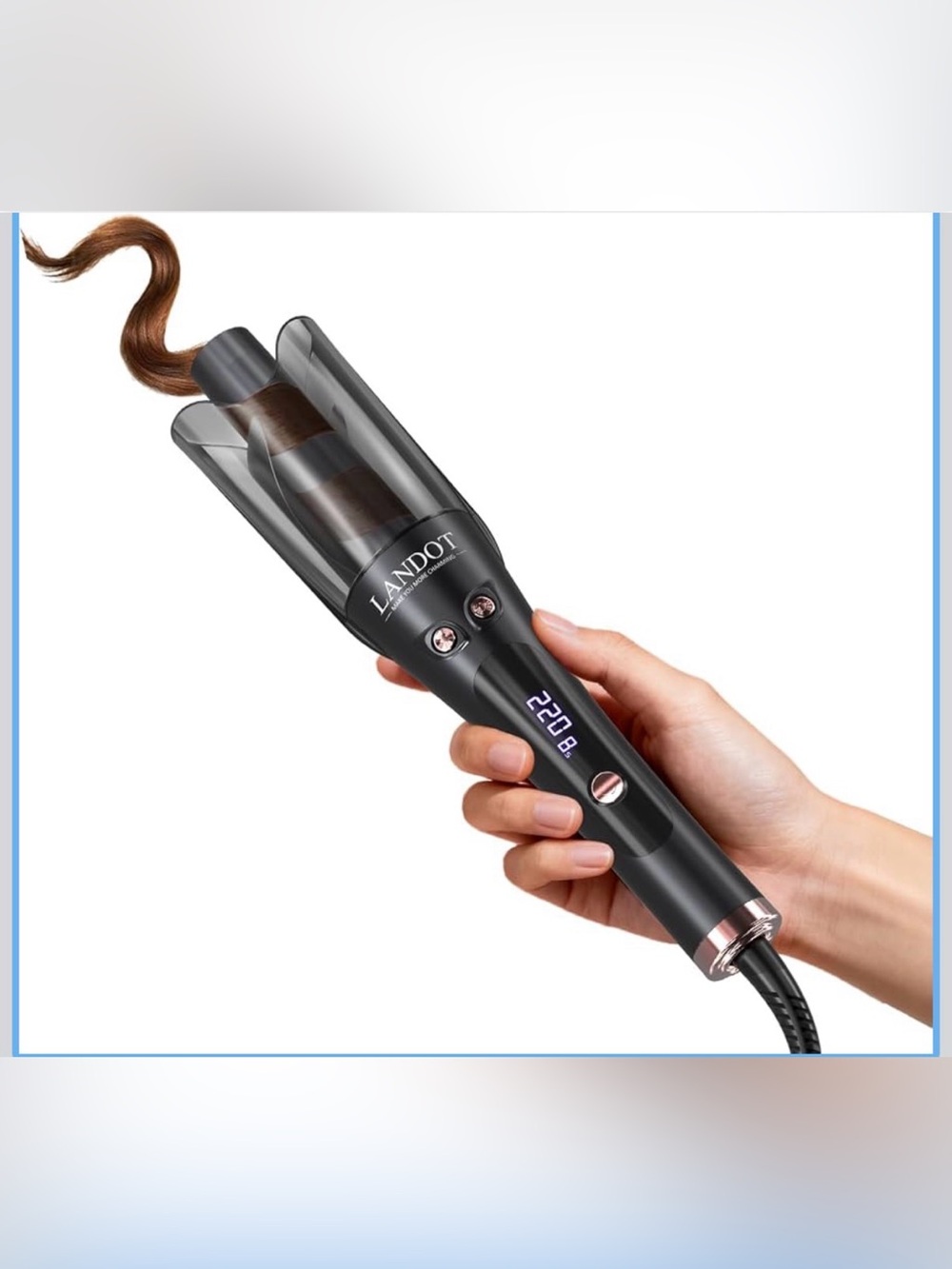 LANDOT Automatic Rotating Hair Curler